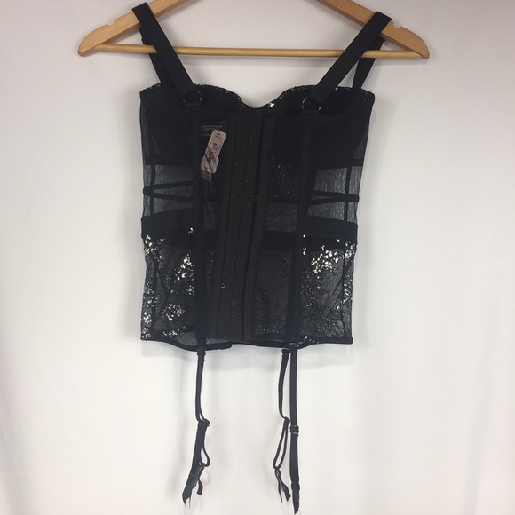 Rare Victoria’s Secret shine lace bustier corset - Picture 5 of 6